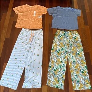 2 Sets of Women’s Sonoma Pajamas - Size M